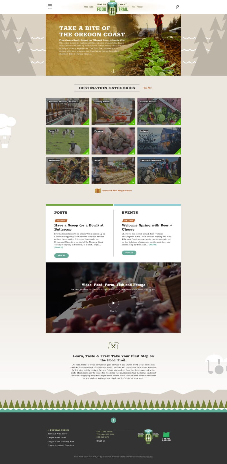 North Coast Food Trail - Website home