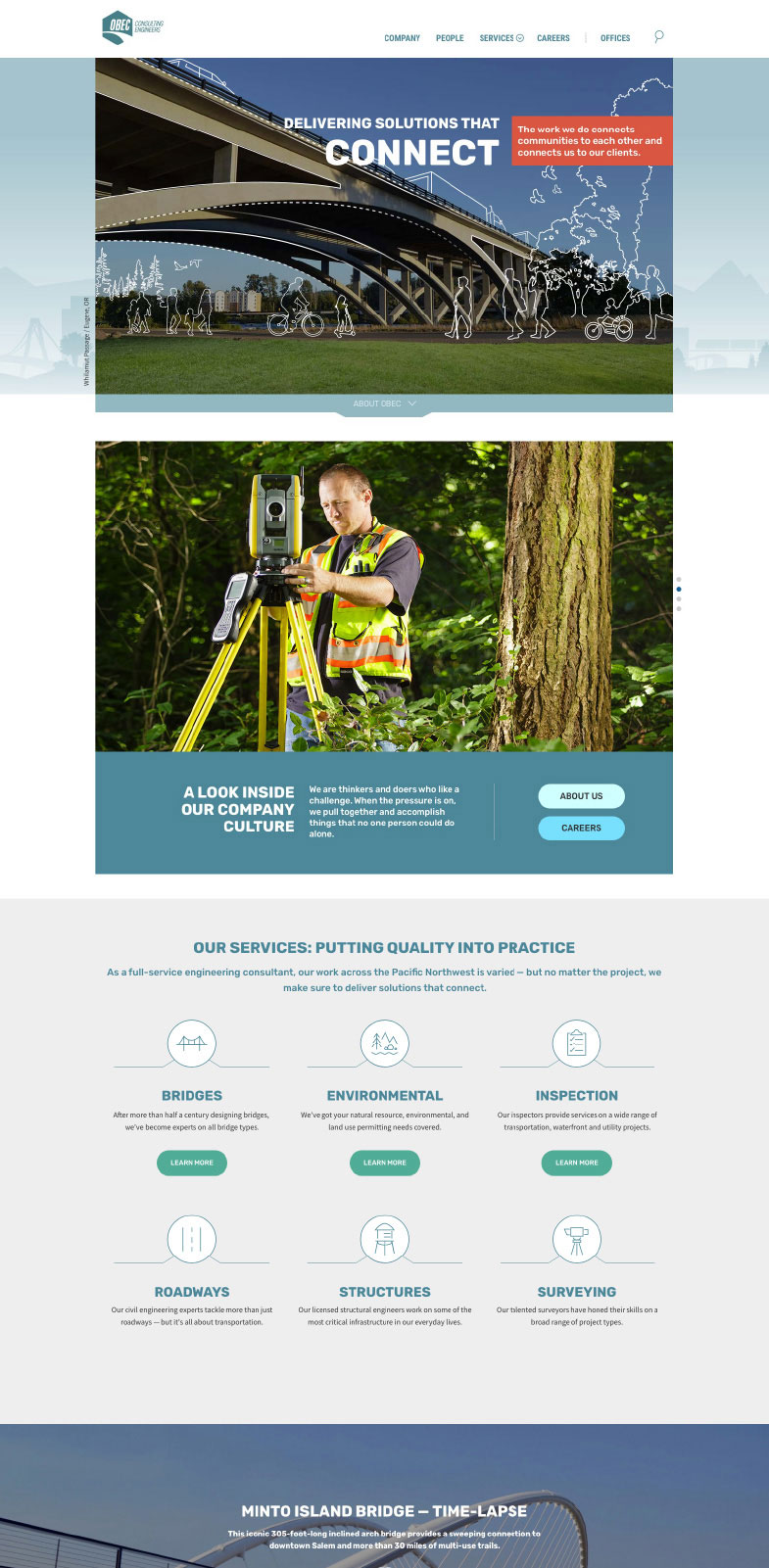 Oregon Bridge Engineering Company - home sample